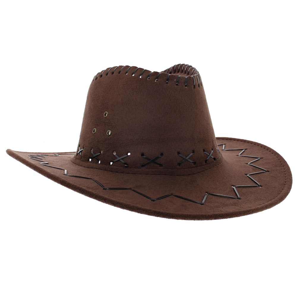Zac's Alter Ego - Unisex cowboy Chapeau de costume - Marron